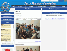 Tablet Screenshot of jeuxpassion.fr
